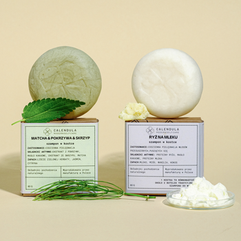 ZESTAW: Szampon MATCHA & POKRZYWA & SKRZYP + Szampon RYŻ NA MLEKU - 15% rabatu