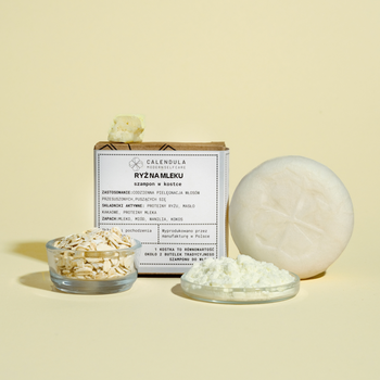 Szampon w kostce RYŻ NA MLEKU 80g